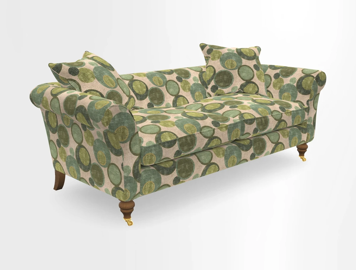 Otley 3 Seater Sofa in RHS Botanicals Palm Leaf Corn