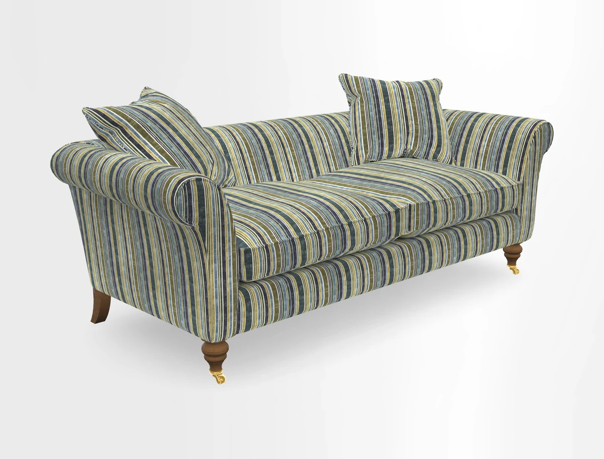 Otley 3 Seater Sofa in RHS Botanicals Palm Leaf Corn
