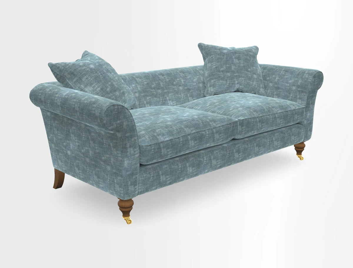 Otley 3 Seater Sofa in RHS Botanicals Palm Leaf Corn