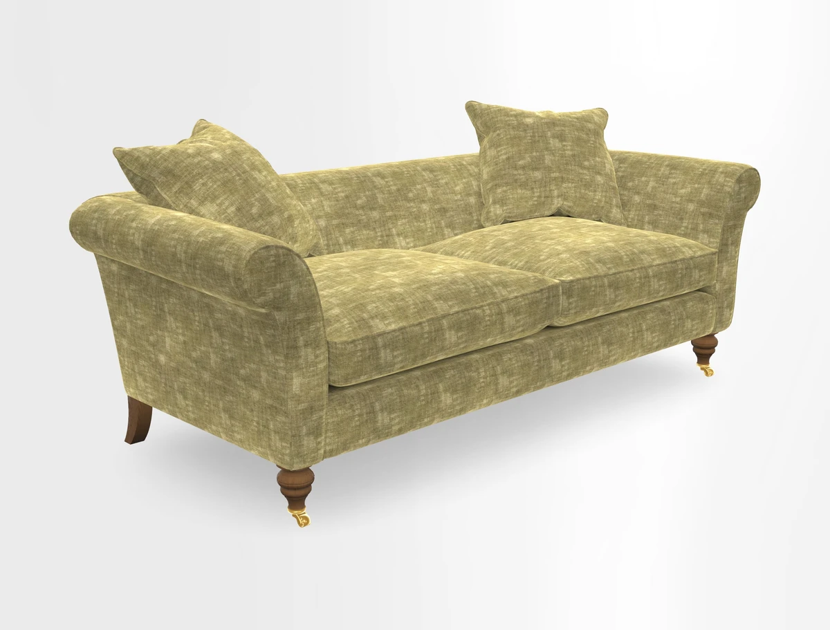 Otley 3 Seater Sofa in RHS Botanicals Palm Leaf Corn