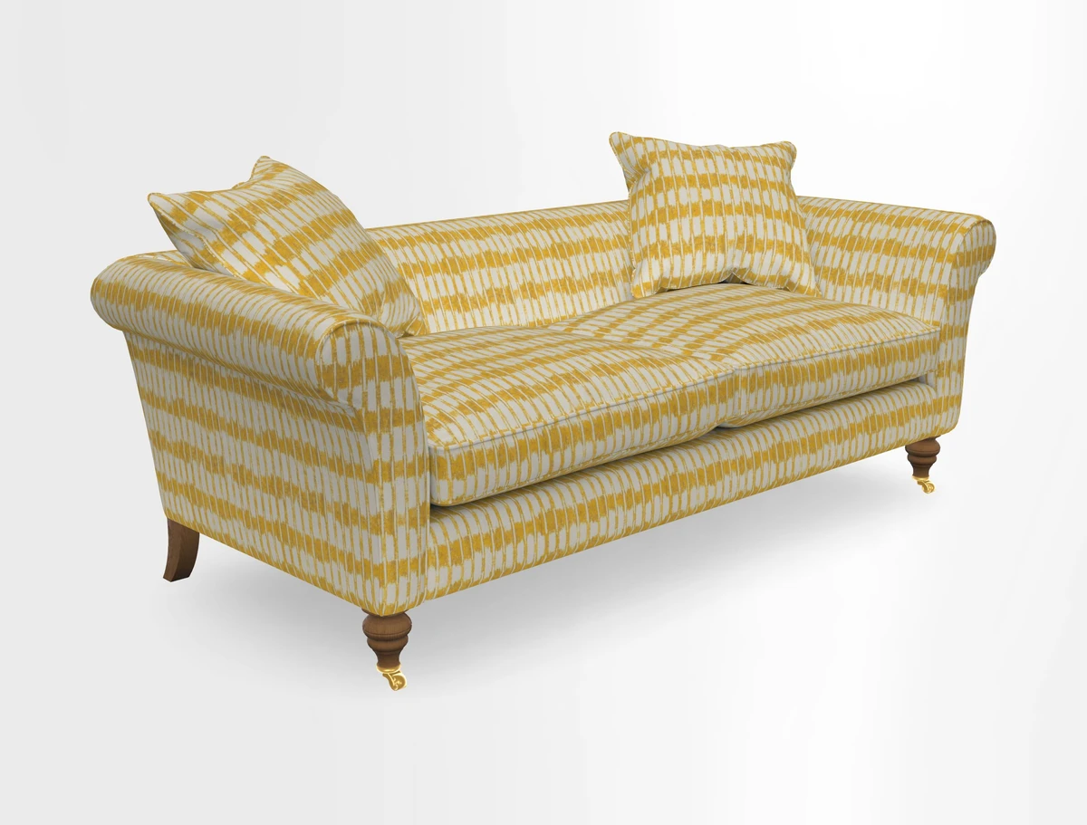 Otley 3 Seater Sofa in RHS Botanicals Palm Leaf Corn