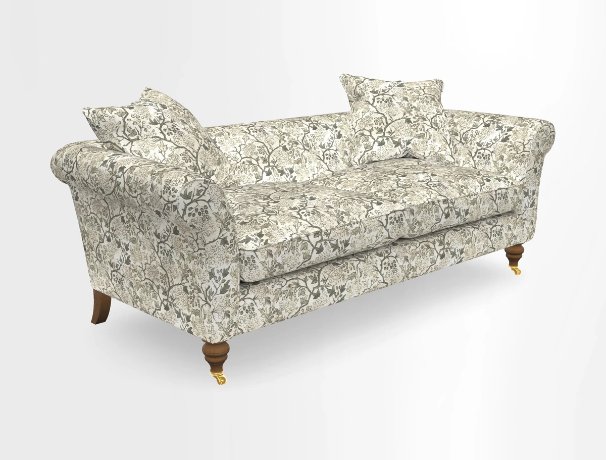 Otley 3 Seater Sofa in RHS Botanicals Palm Leaf Corn