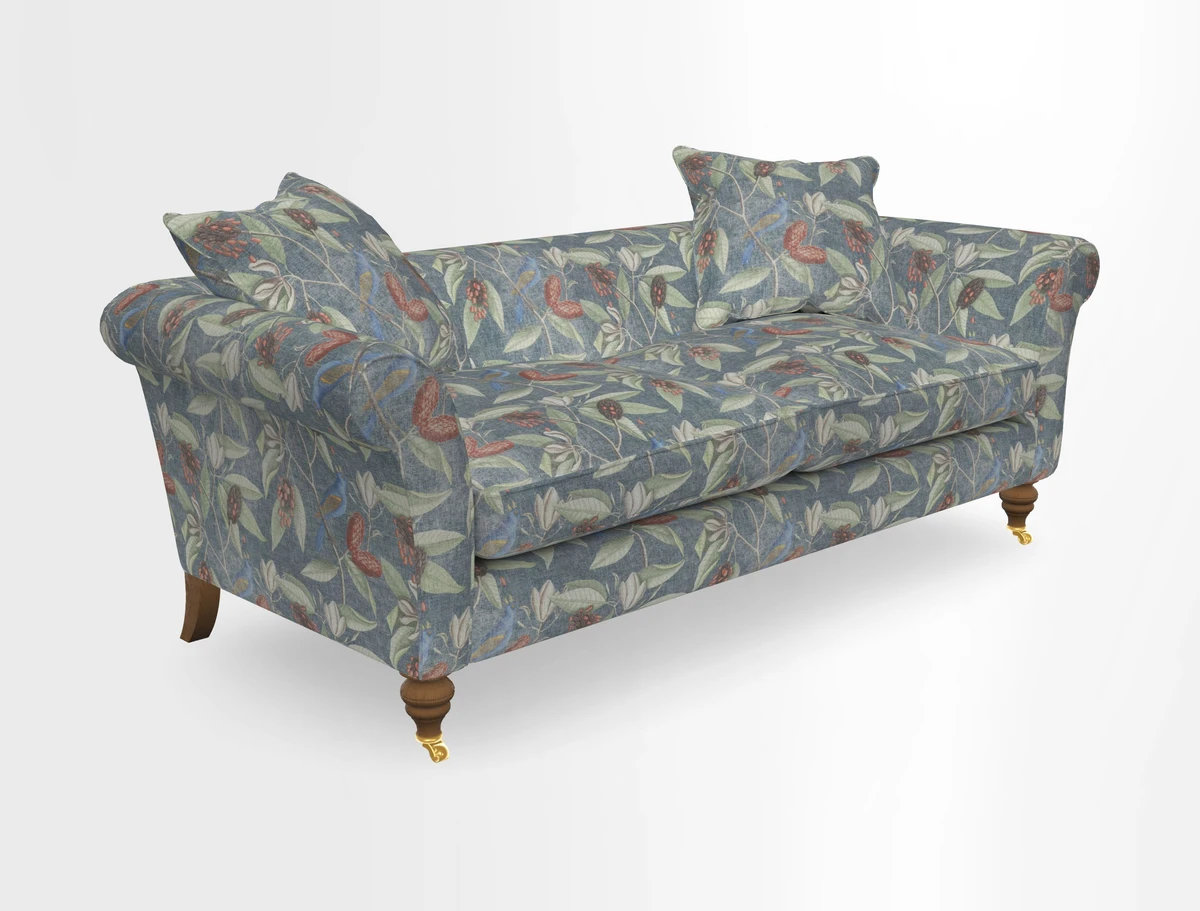 Otley 3 Seater Sofa in RHS Botanicals Palm Leaf Corn