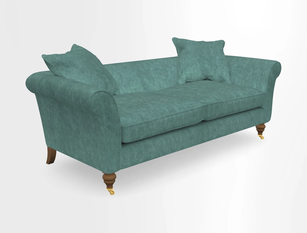 Otley 3 Seater Sofa in RHS Botanicals Palm Leaf Corn
