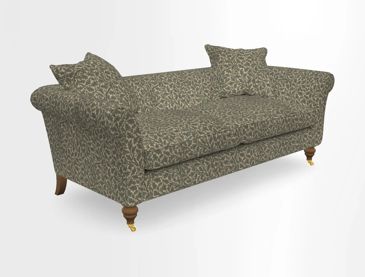 Otley 3 Seater Sofa in RHS Botanicals Palm Leaf Corn
