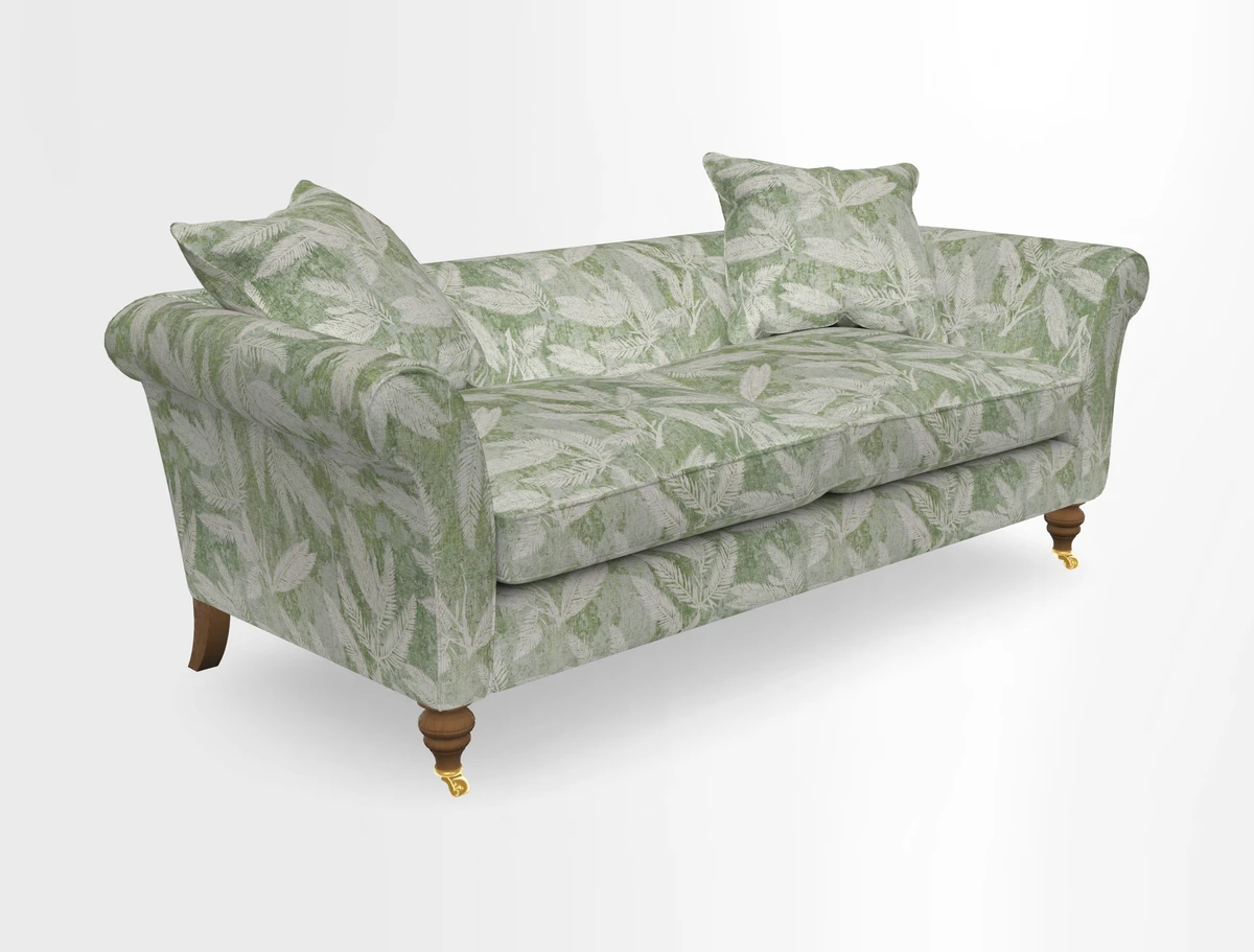 Otley 3 Seater Sofa in RHS Botanicals Palm Leaf Corn