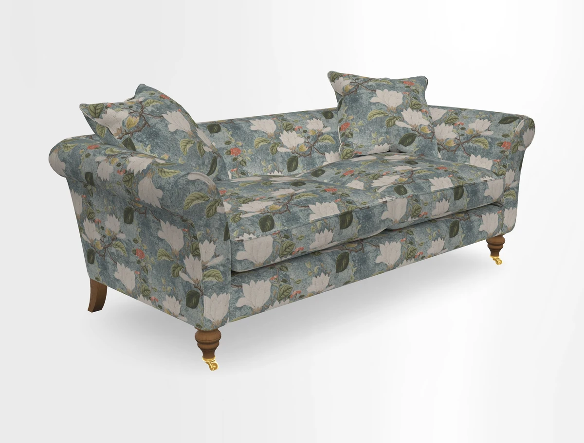 Otley 3 Seater Sofa in RHS Botanicals Palm Leaf Corn