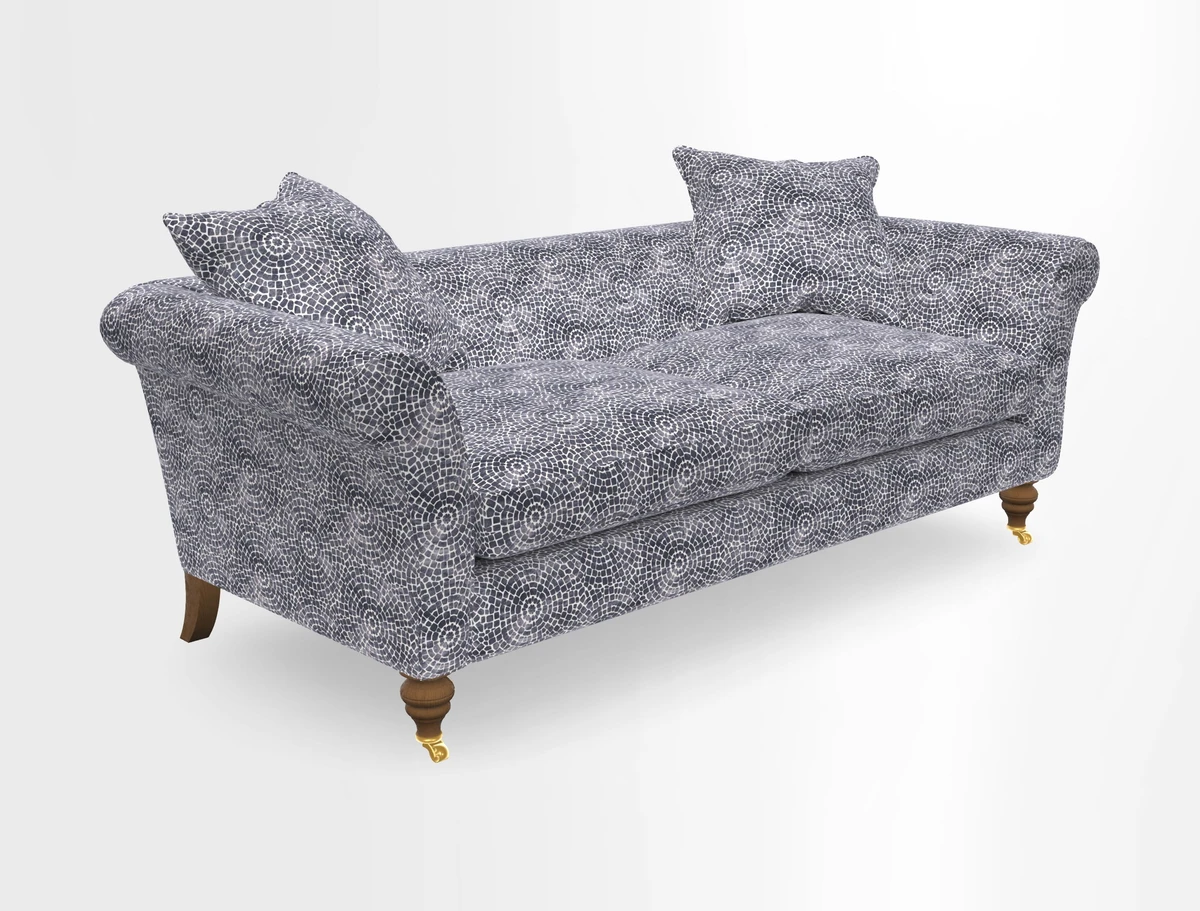 Otley 3 Seater Sofa in RHS Botanicals Palm Leaf Corn