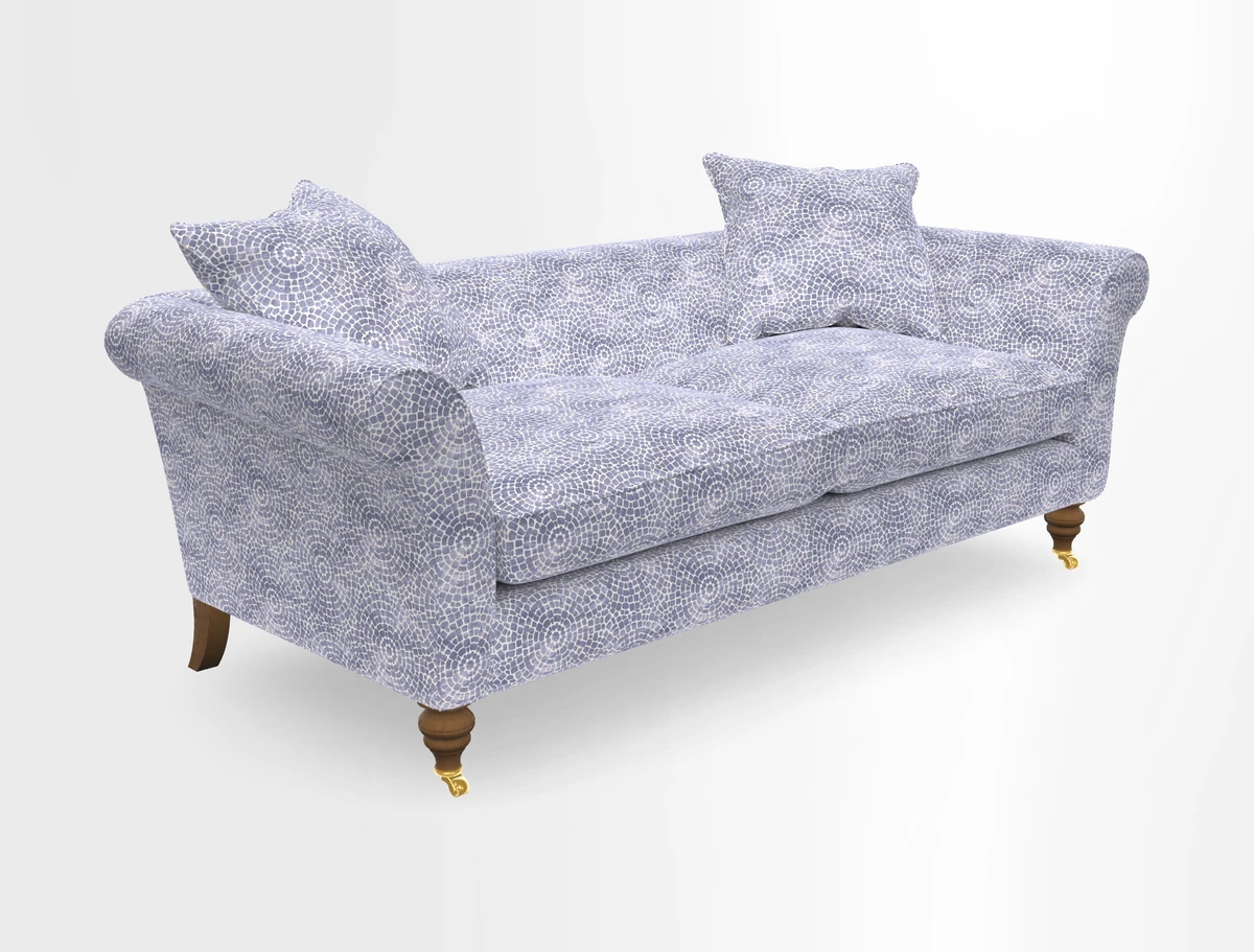 Otley 3 Seater Sofa in RHS Botanicals Palm Leaf Corn