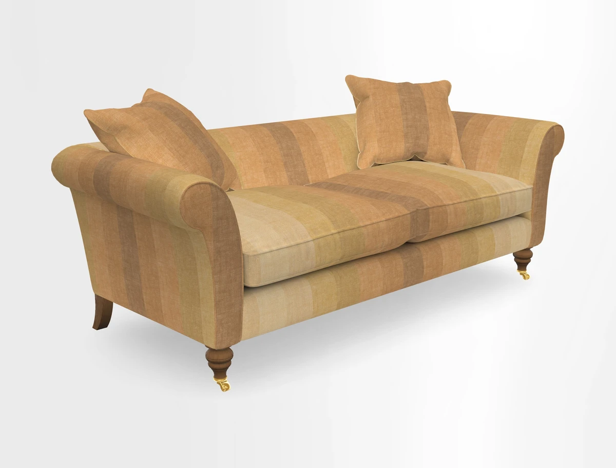 Otley 3 Seater Sofa in RHS Botanicals Palm Leaf Corn