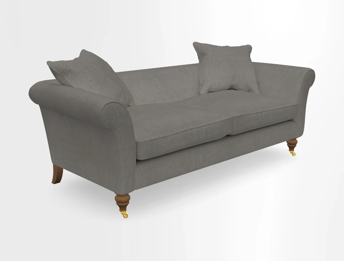 Otley 3 Seater Sofa in RHS Botanicals Palm Leaf Corn