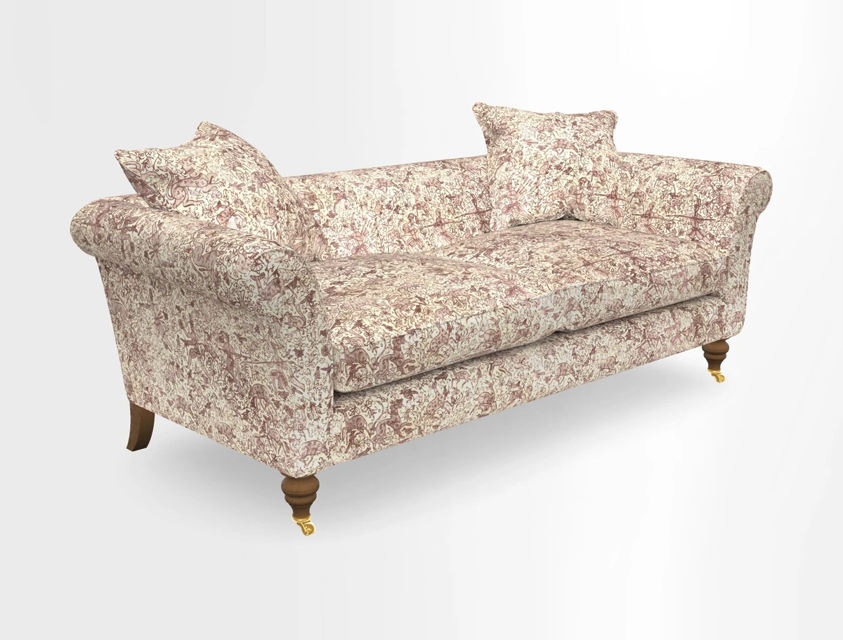 Otley 3 Seater Sofa in RHS Botanicals Palm Leaf Corn