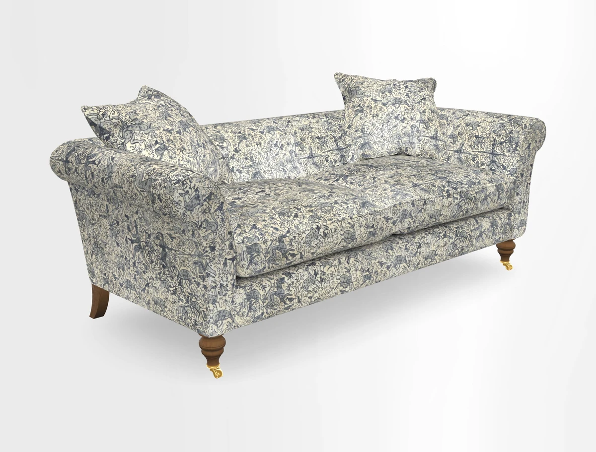 Otley 3 Seater Sofa in RHS Botanicals Palm Leaf Corn
