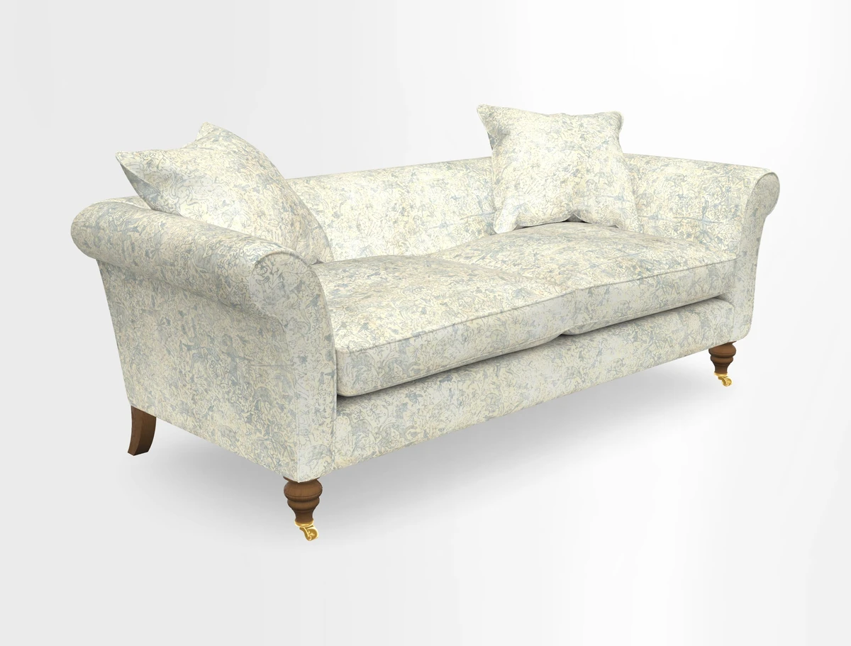 Otley 3 Seater Sofa in RHS Botanicals Palm Leaf Corn
