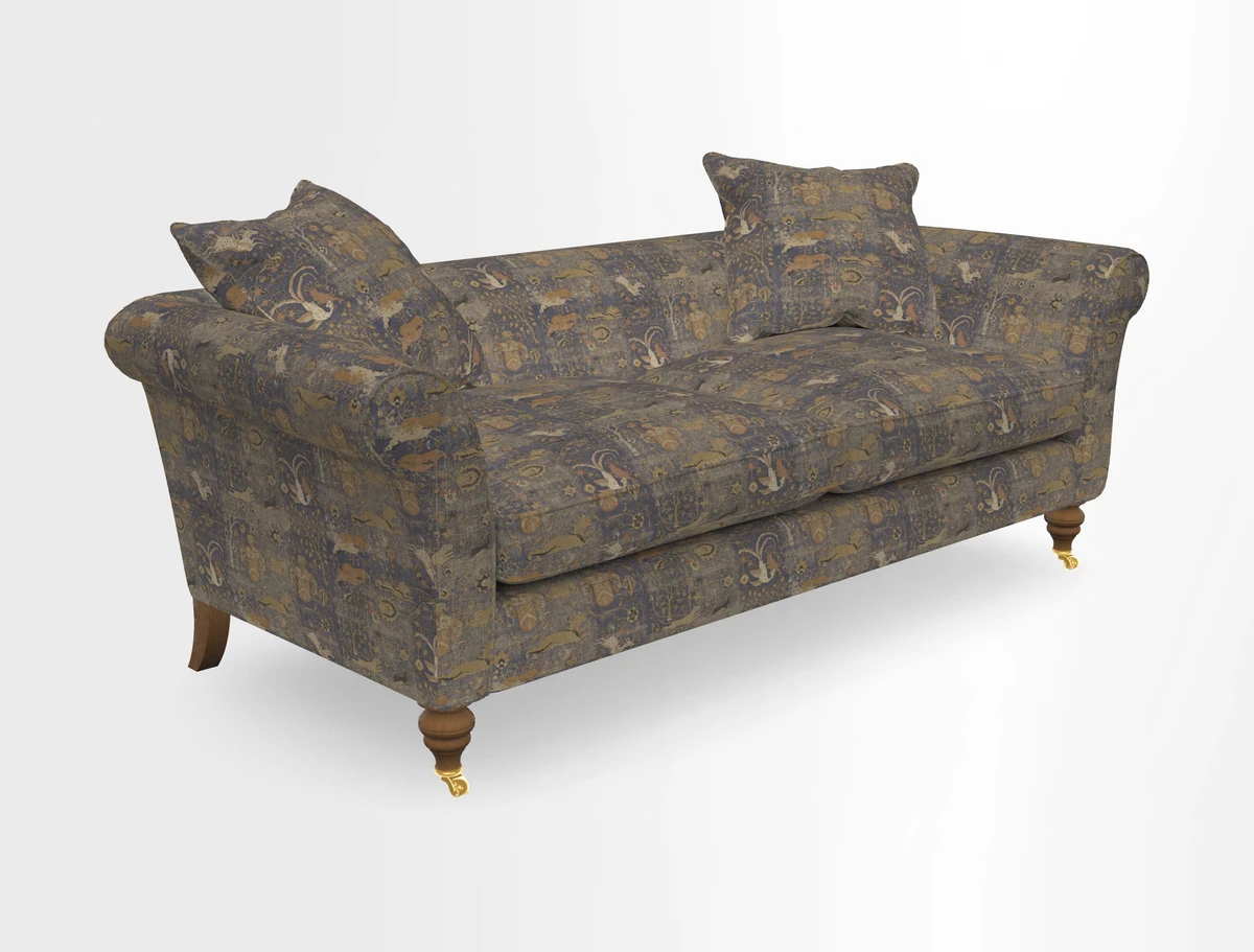 Otley 3 Seater Sofa in RHS Botanicals Palm Leaf Corn