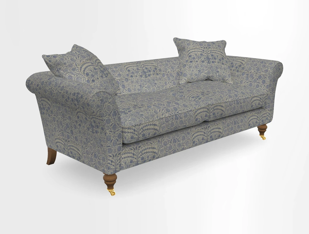 Otley 3 Seater Sofa in RHS Botanicals Palm Leaf Corn