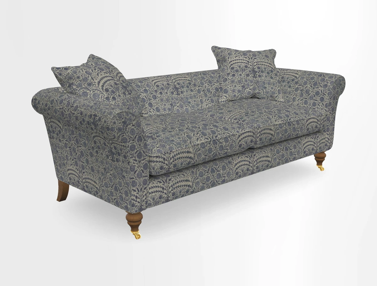 Otley 3 Seater Sofa in RHS Botanicals Palm Leaf Corn