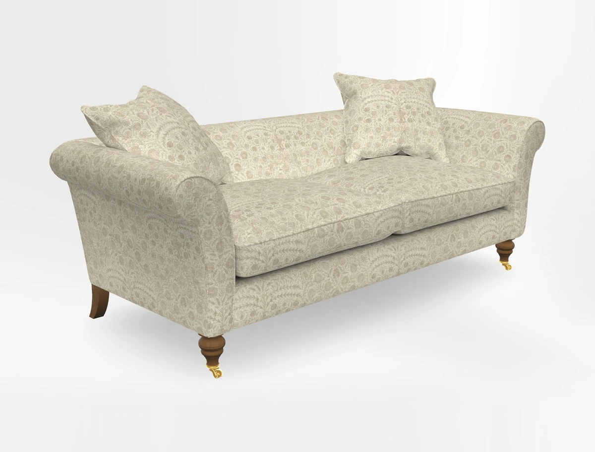 Otley 3 Seater Sofa in RHS Botanicals Palm Leaf Corn