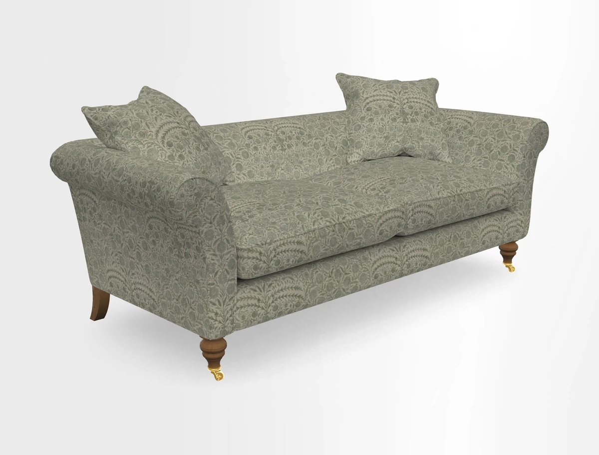 Otley 3 Seater Sofa in RHS Botanicals Palm Leaf Corn