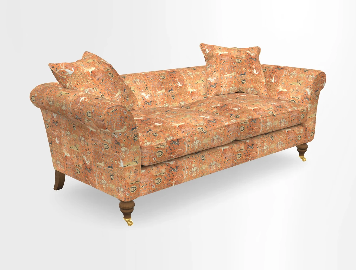 Otley 3 Seater Sofa in RHS Botanicals Palm Leaf Corn