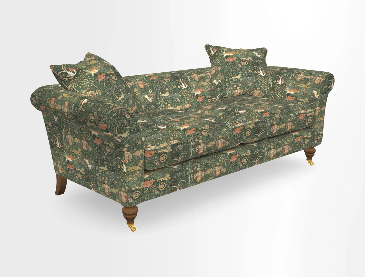 Otley 3 Seater Sofa in RHS Botanicals Palm Leaf Corn