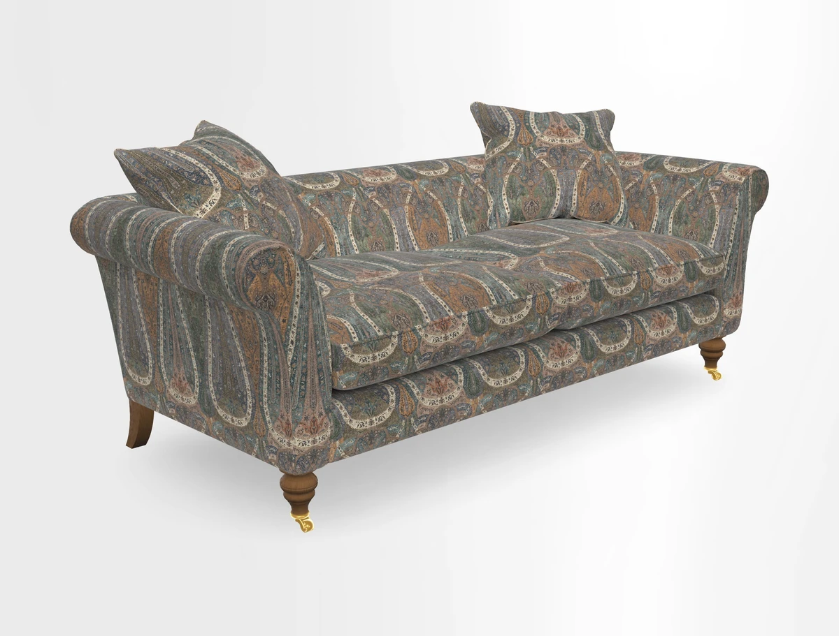 Otley 3 Seater Sofa in RHS Botanicals Palm Leaf Corn