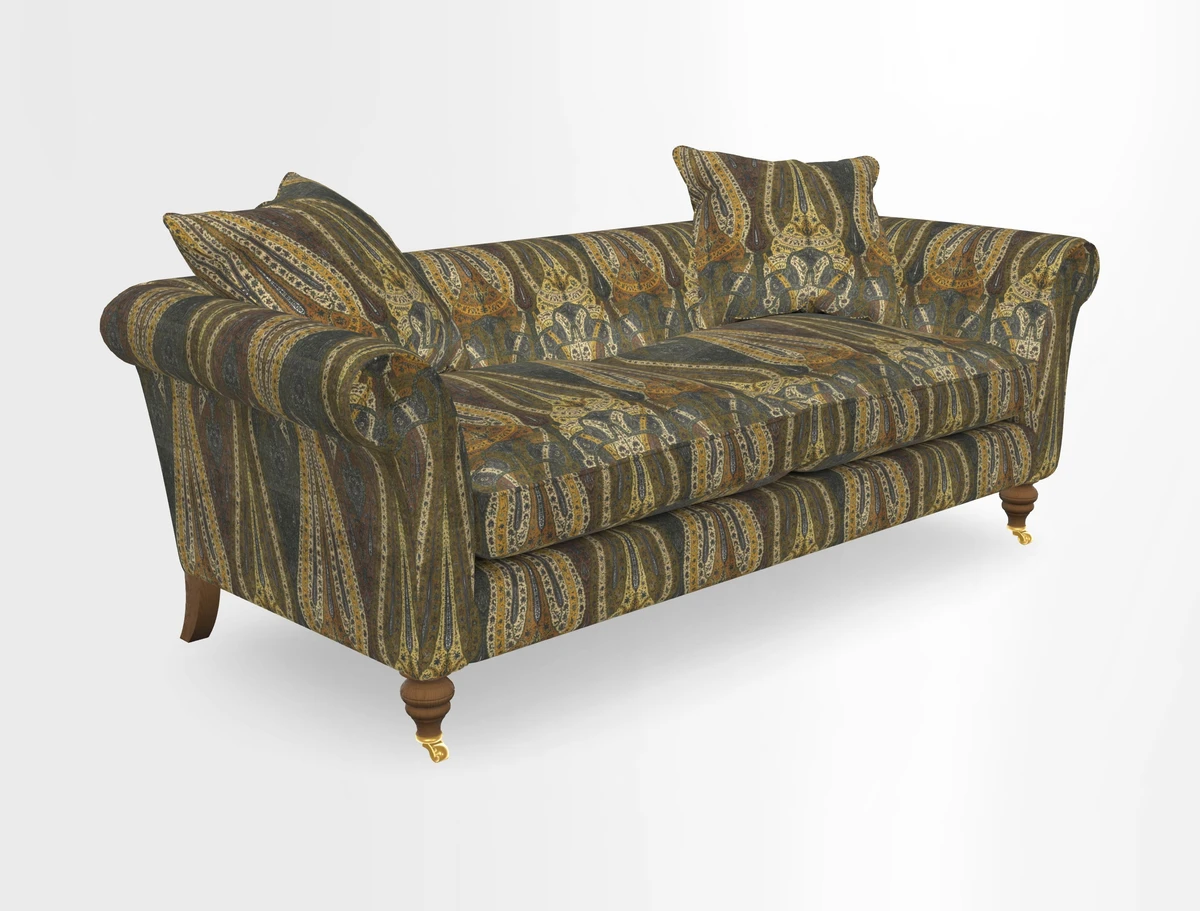Otley 3 Seater Sofa in RHS Botanicals Palm Leaf Corn