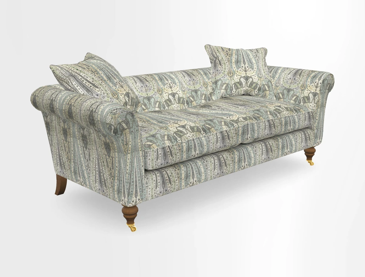 Otley 3 Seater Sofa in RHS Botanicals Palm Leaf Corn
