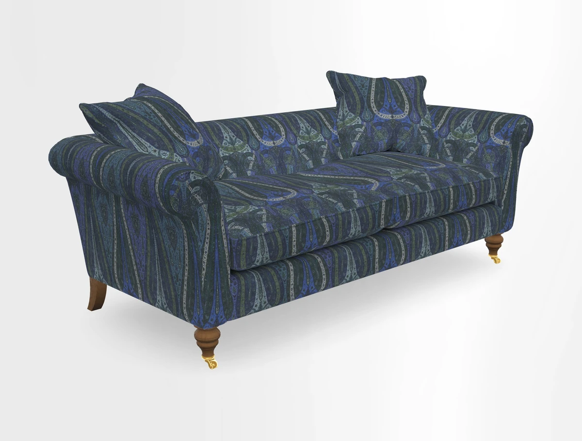 Otley 3 Seater Sofa in RHS Botanicals Palm Leaf Corn