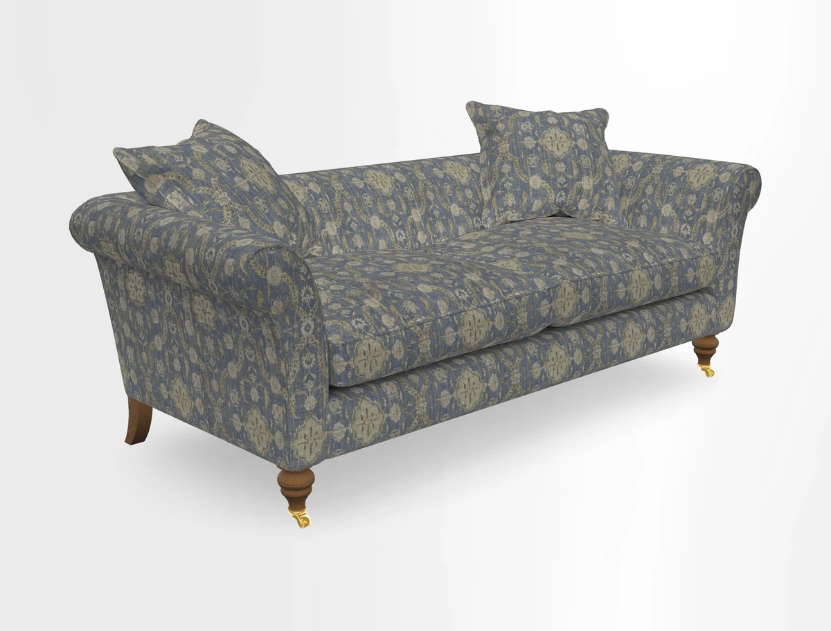 Otley 3 Seater Sofa in RHS Botanicals Palm Leaf Corn