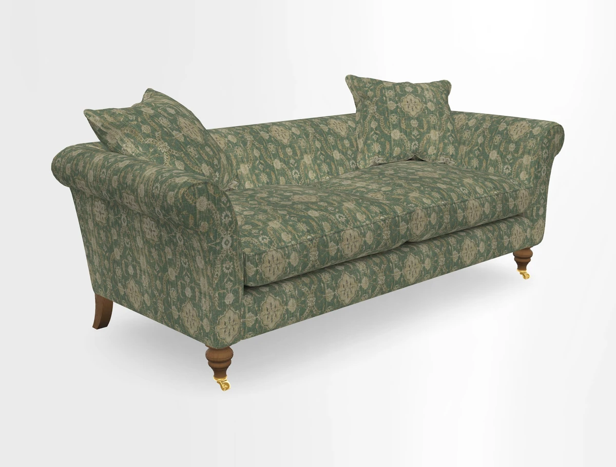Otley 3 Seater Sofa in RHS Botanicals Palm Leaf Corn