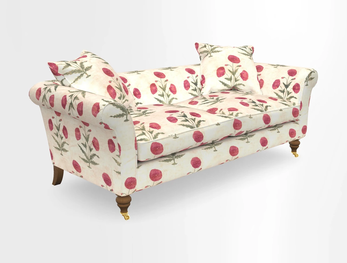 Otley 3 Seater Sofa in RHS Botanicals Palm Leaf Corn