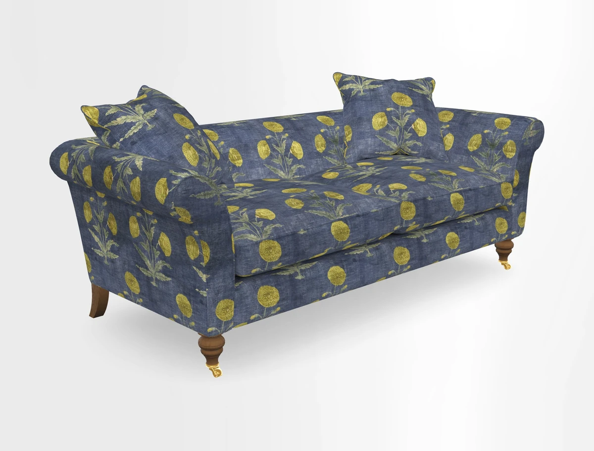 Otley 3 Seater Sofa in RHS Botanicals Palm Leaf Corn