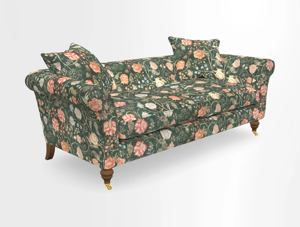Otley 3 Seater Sofa in RHS Botanicals Palm Leaf Corn