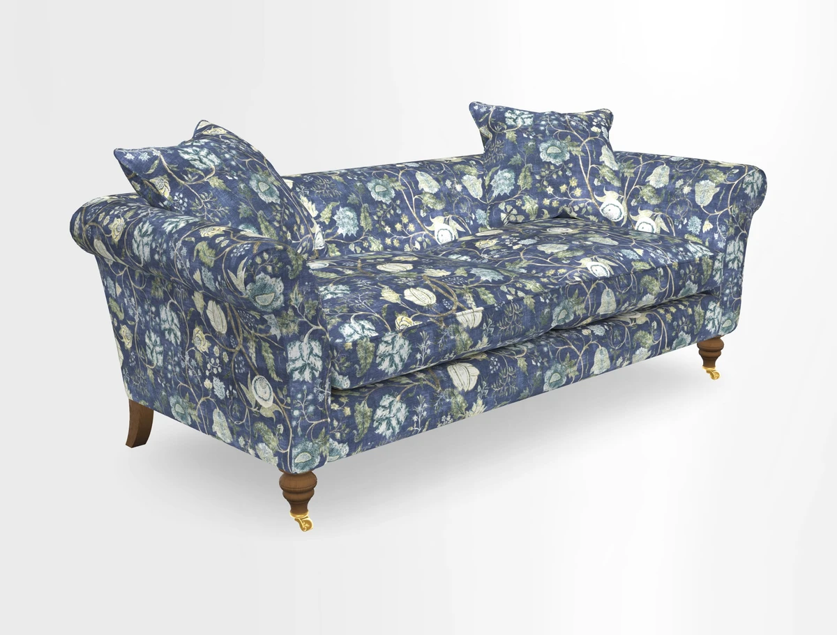 Otley 3 Seater Sofa in RHS Botanicals Palm Leaf Corn