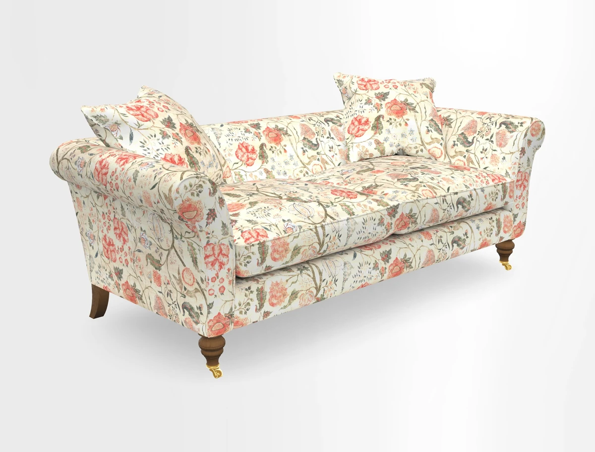 Otley 3 Seater Sofa in RHS Botanicals Palm Leaf Corn