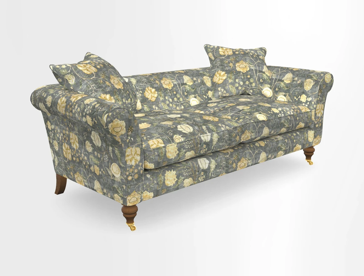 Otley 3 Seater Sofa in RHS Botanicals Palm Leaf Corn