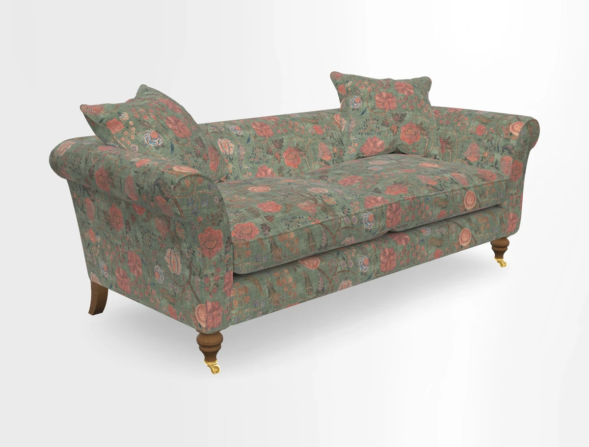 Otley 3 Seater Sofa in RHS Botanicals Palm Leaf Corn