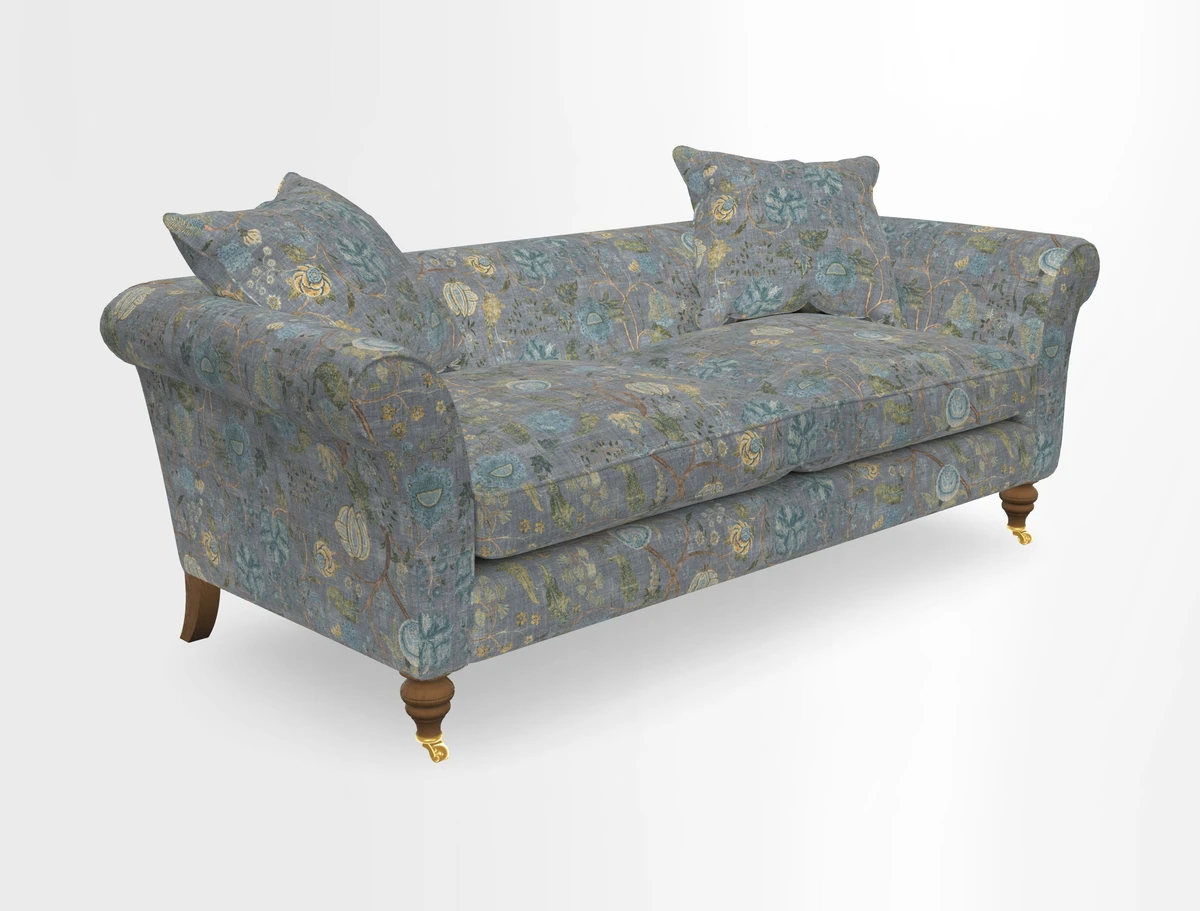 Otley 3 Seater Sofa in RHS Botanicals Palm Leaf Corn
