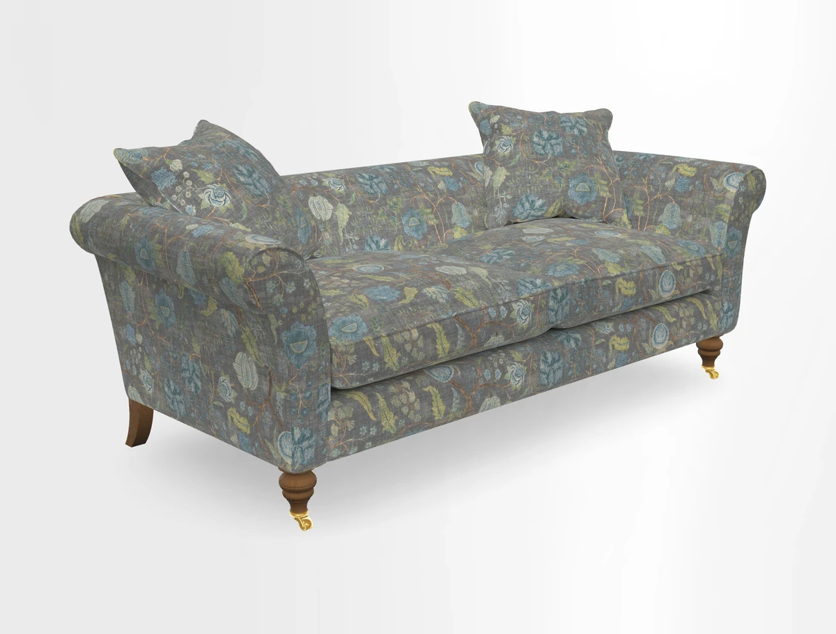 Otley 3 Seater Sofa in RHS Botanicals Palm Leaf Corn