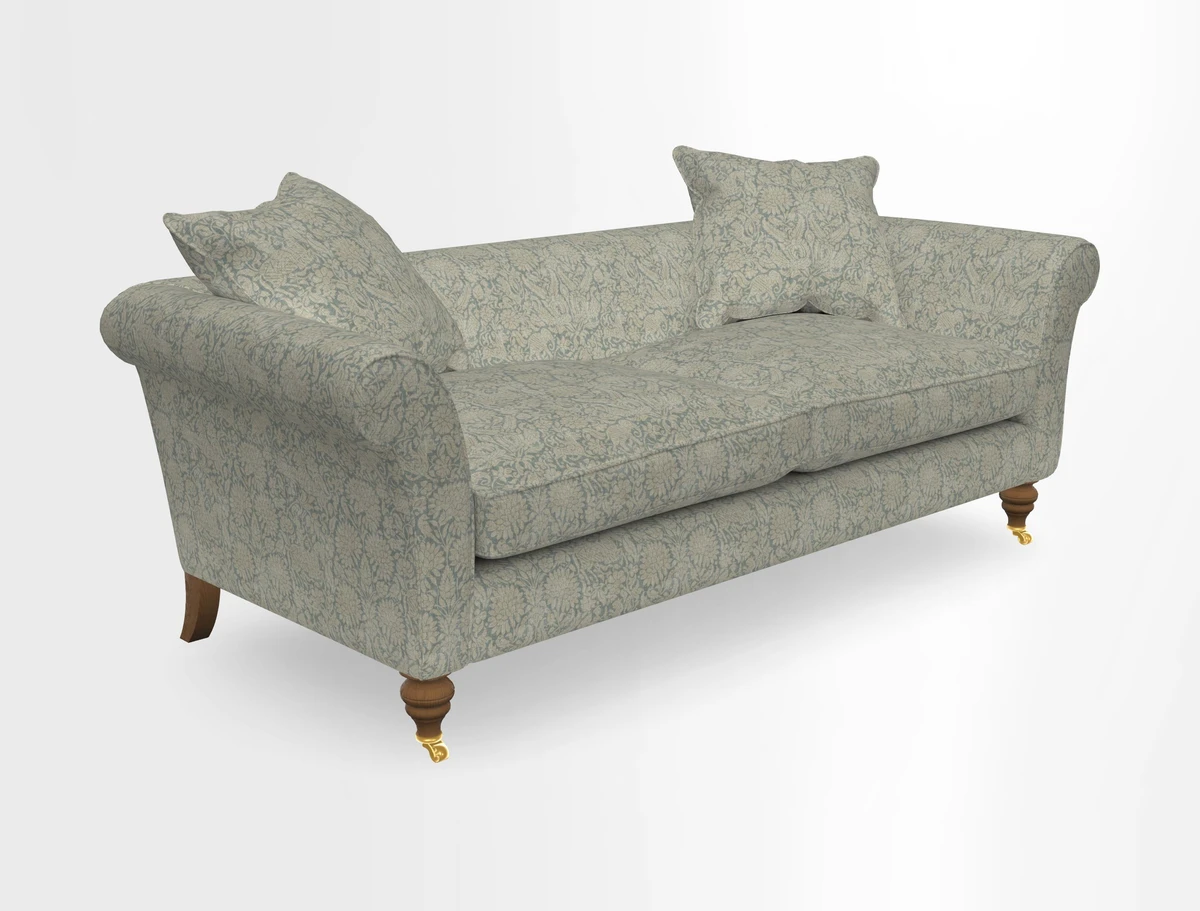 Otley 3 Seater Sofa in RHS Botanicals Palm Leaf Corn