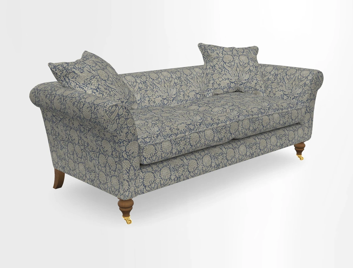 Otley 3 Seater Sofa in RHS Botanicals Palm Leaf Corn