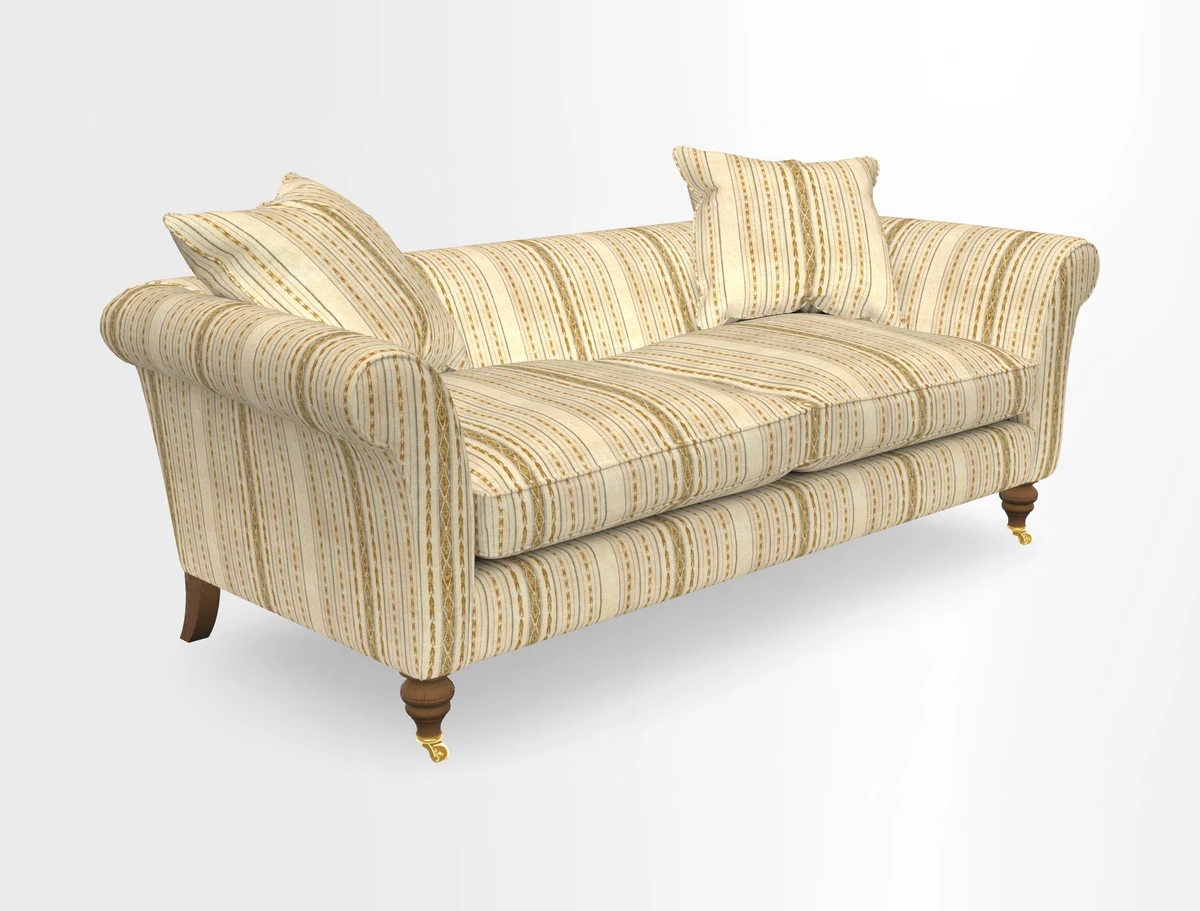 Otley 3 Seater Sofa in RHS Botanicals Palm Leaf Corn