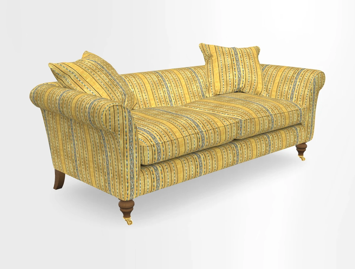 Otley 3 Seater Sofa in RHS Botanicals Palm Leaf Corn