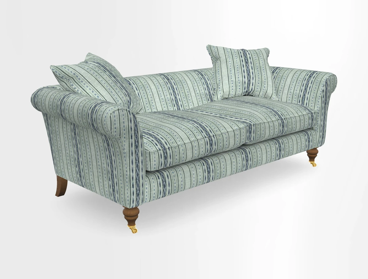 Otley 3 Seater Sofa in RHS Botanicals Palm Leaf Corn