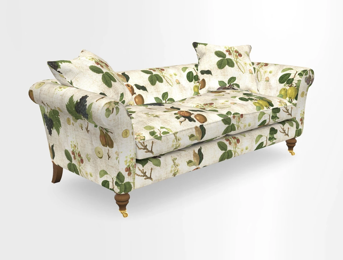 Otley 3 Seater Sofa in RHS Botanicals Palm Leaf Corn