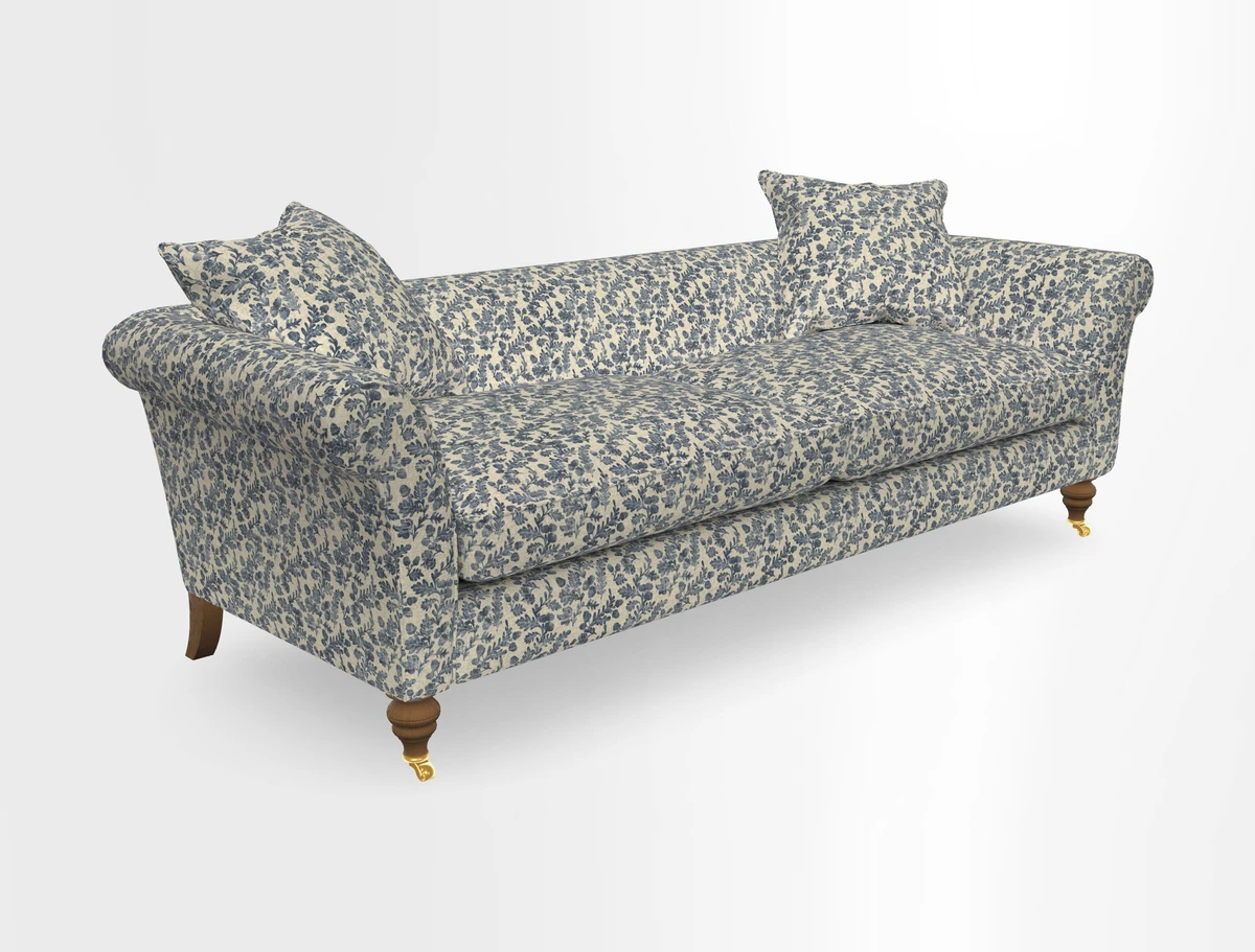 Otley 3 Seater Sofa in RHS Botanicals Palm Leaf Corn