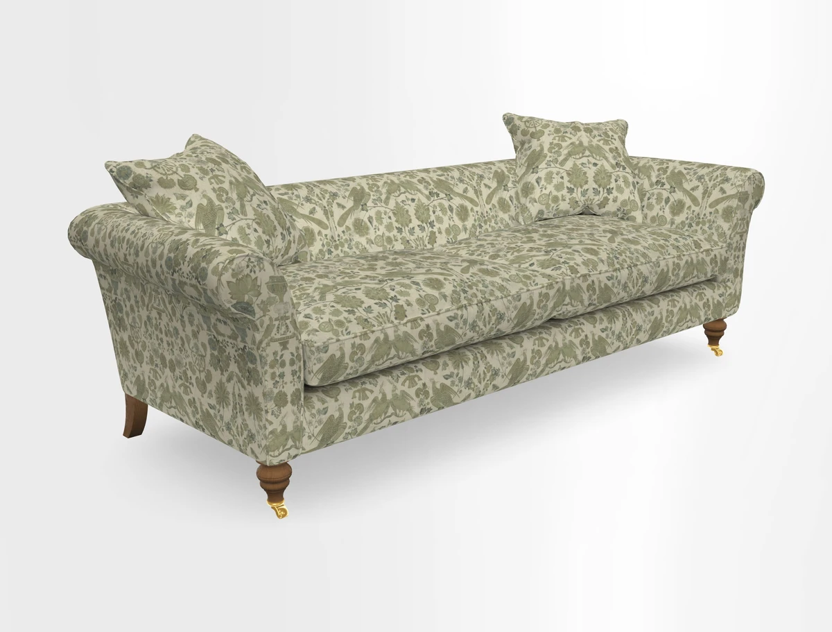 Otley 3 Seater Sofa in RHS Botanicals Palm Leaf Corn