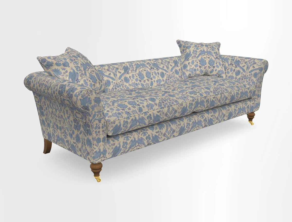 Otley 3 Seater Sofa in RHS Botanicals Palm Leaf Corn