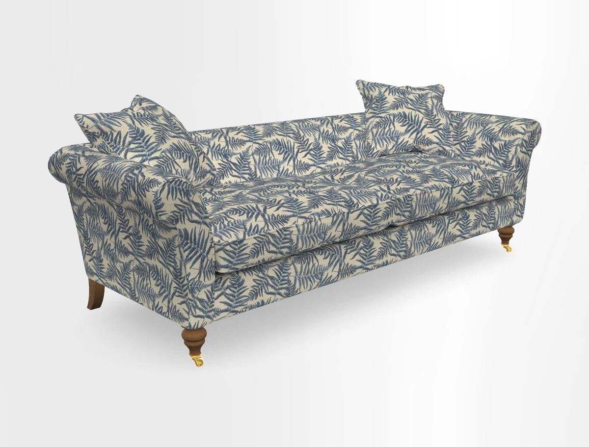 Otley 3 Seater Sofa in RHS Botanicals Palm Leaf Corn